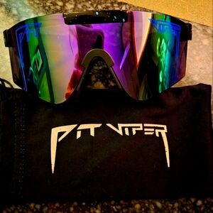 Pit Viper Blue Purple Snow, Dunes  Sunglasses